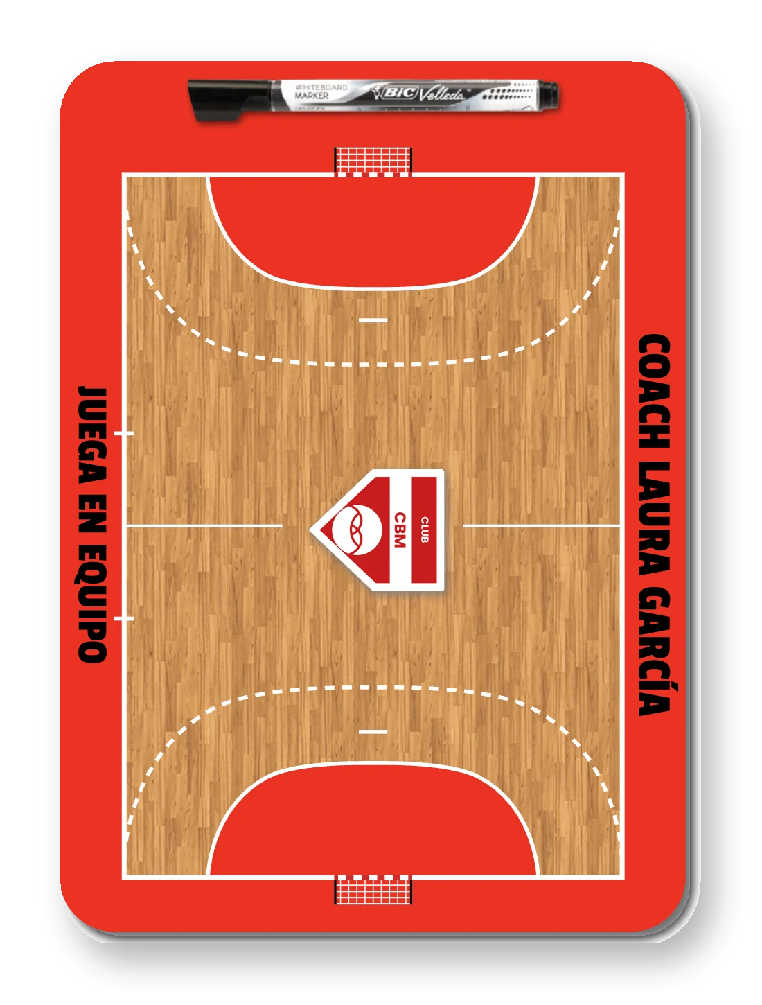 Plaquette complète avec logo du club en CMJN